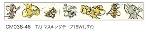【誕生80周年】 Tom and Jerry マスキングテープ15W T/J(JRY) CM038-46
