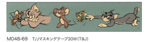 【誕生80周年】 Tom and Jerry マスキングテープ30W T/J(T&J) M048-69