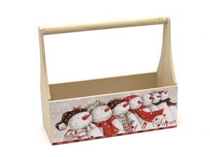 Wooden Products Lively Snowman