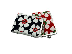 1 42 Mirror Stand Up Coin Purse Japanese Pattern