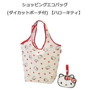 Shopping Eco Bag Die Cut Pouch Hello Kitty