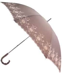 UV Umbrella Embroidery Floral Pattern Made in Japan