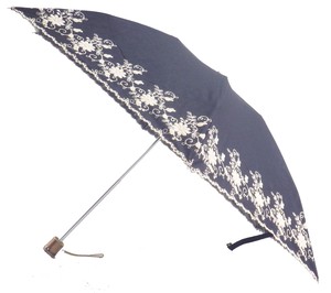 UV Umbrella Mini Floral Pattern Embroidered Made in Japan
