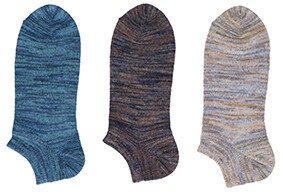 Ankle Socks Mix Color Denim