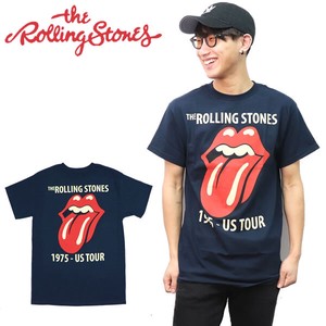 ザ・ローリングストーンズ【THE ROLLING STONES】1975 US TOUR Tシャツ ロックT バンドT ロゴT 正規品 本物