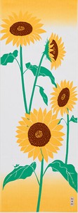 Tenugui Japanese Sundries Sunflower Made in Japan