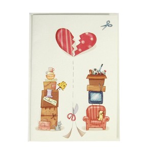 Greeting Card Classic Line Heart 2 Message Card