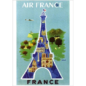 法国进口的明信片