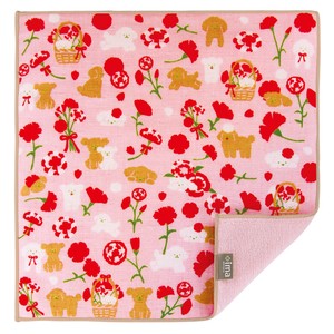 Carnation Toy Poodle Imabari Handkerchief Handkerchief Petit Gift Gift