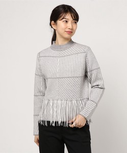 Sweater/Knitwear Pullover Fringe Suede