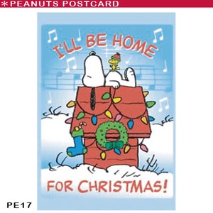 Germany Postcard PEANUTS Christmas Postcard Snoopy
