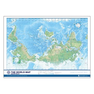 THE WORLD MAP upside down（逆さ地図）