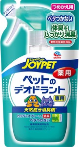 [アース・ペット] JOYPET 天然成分消臭剤 ペットのデオドラント専用 つめかえ用 240ml