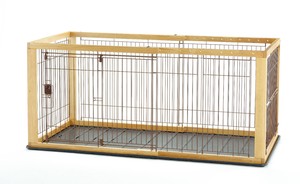 Dog/Cat Cage Wide Natural