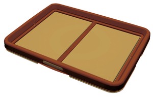 Dog/Cat Toilet/Potty Tray Brown Wide