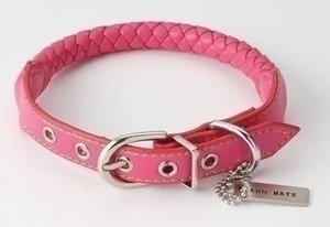 Dog Collar Pink Calla Lily
