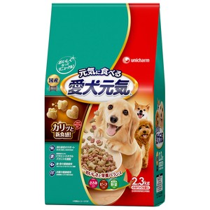 [ユニ・チャーム] 愛犬元気 全成長段階用 ささみ・ビーフ・緑黄色野菜入り 2.3kg