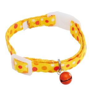 Dog Collar Calla Lily Yellow Dot