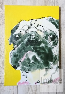Poster Pug Canvas
