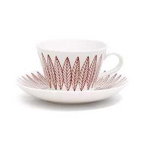 Cup & Saucer Set Red Coffee Cup and Saucer