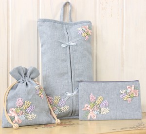 Small Bag/Wallet Series Ribbon Embroidered