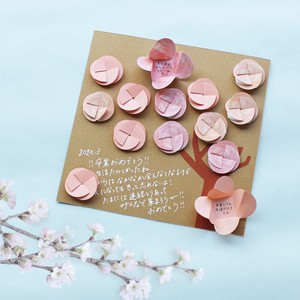 Message Card Flower Card Brought Card COLORED PAPER Stationery Plus