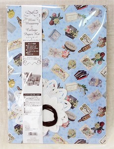 pin Collage Paper Kit Botanical ROSE Series