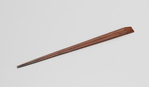 【在庫限り】木製（紫檀）箸/角天削ぎ
