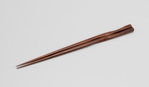 【在庫限り】木製（紫檀）箸/ねじり波