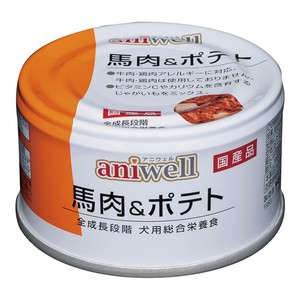 [デビフ アニウェル] aniwell 馬肉＆ポテト 85g