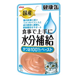 [アイシア] 国産健康缶パウチ 水分補給かつおペースト 40g