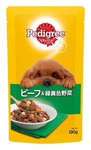 [マース] ペディグリー 成犬用 ビーフ＆緑黄色野菜 130g