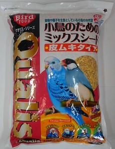 [ペッズイシバシ] クオリス ミックスシード 皮ムキ 3.6kg 鳥用フード 鳥用エサ