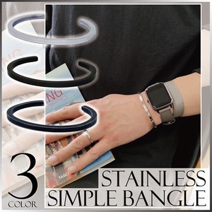 Stainless Steel Bracelet Stainless Steel Bangle Ladies' Men's Simple