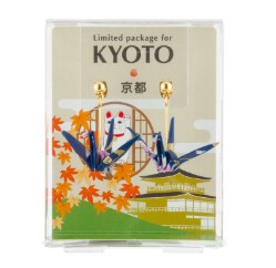 Pierced Earring Origami Sakura Made in Japan