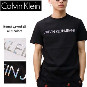 カルバン・クライン ジーンズ【Calvin klein Jeans】Hologram Tee ホログラムロゴ Tシャツ 半袖 41VM818