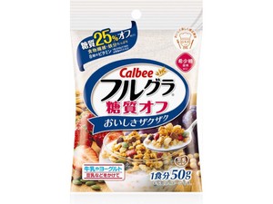 カルビー フルグラ 糖質オフ  化粧箱入 50g x8 【シリアル・コーンフレーク】