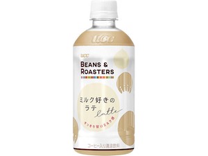 UCC ビーンズ＆ロースターズ ミルク好きのラテ ペット 450ml x24 【コーヒー】