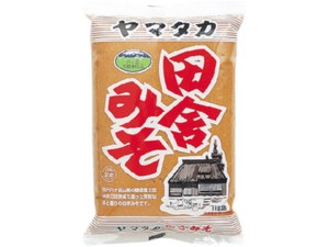 山高味噌 田舎みそ 1Kg x12 【味噌】