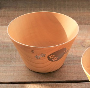 Makie Wood Bowl Natural Wood /Natsume material