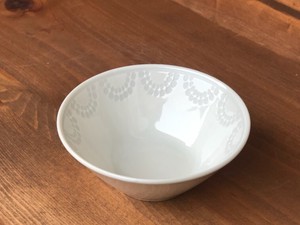 反らし型　パール　3.8鉢　11cm　【日本製　小鉢　和食器　陶器　織部】ヤマ吾陶器