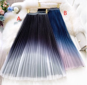 新作  夏  大人気  黒い薄絹  レディース  スカート  GCZJ261