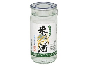 白河銘醸 会津磐梯山 米だけの酒 カップ 200ml x5【日本酒】