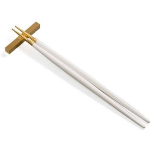 クチポール（Cutipol）GOA　 ホワイト/ゴールド　箸+箸置きセット