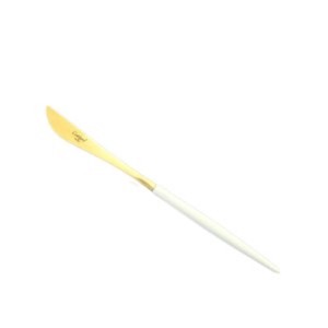クチポール（Cutipol）GOA　ホワイト/ゴールド　デザートナイフ
