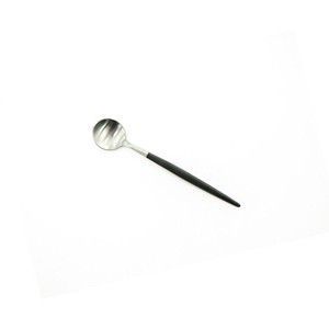 Spoon sliver black Cutipol