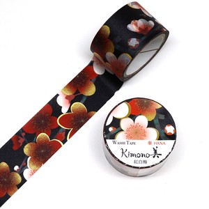 Masking tape Red and white plum  GR1043 15mm×7m