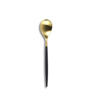 Pole Black Gold Dessert Spoon