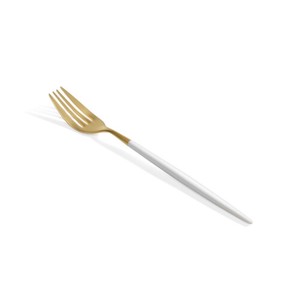 Pole White Gold Dessert Fork
