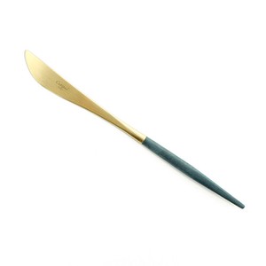 クチポール（Cutipol）GOA　ブルー/ゴールド　テーブルナイフ